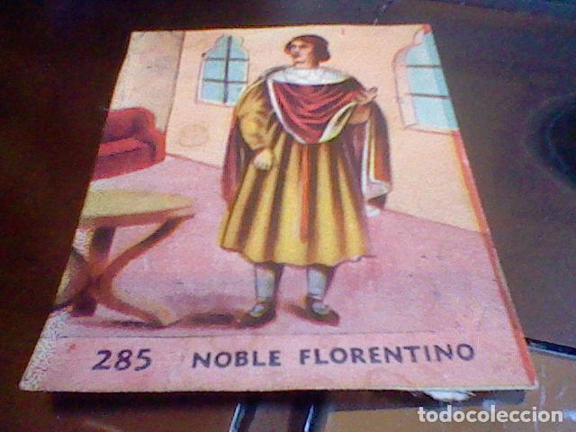 Collectionnisme Cartes &agrave; collectionner anciennes: cromo recuperado RAZAS PAISES DEL MUNDO quintanar orden chocolTES NIETO N&ordm; 285 NOBLE FLORENTINO