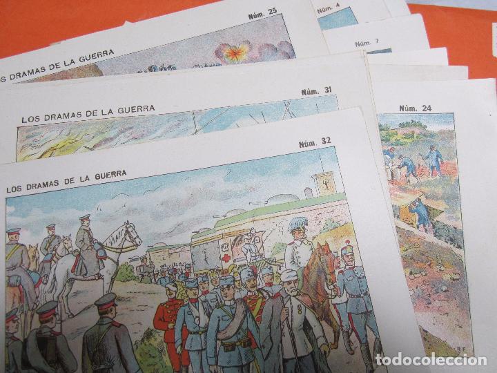 31 cromos seguidos , los dramas de la guerra , - Comprar Cromos