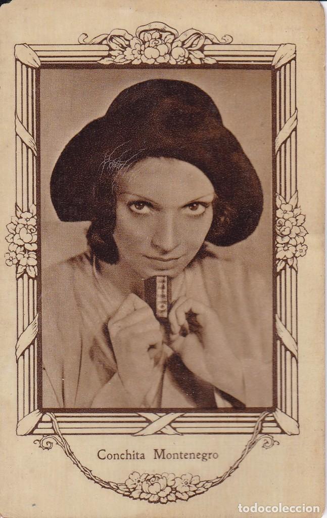 Colecionismo Cromos antigos: CROMO ANTIGUO DE LA ACTRIZ CONCHITA MONTENEGRO  N&ordm;5 (SIN PUBLICIDAD) TAMA&Ntilde;O 7X11