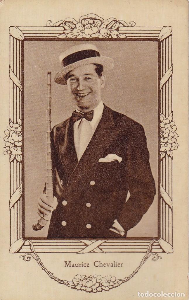 Colecionismo Cromos antigos: CROMO ANTIGUO DEL ACTOR MAURICE CHEVALIER  N&ordm;10 (SIN PUBLICIDAD) TAMA&Ntilde;O 7X11