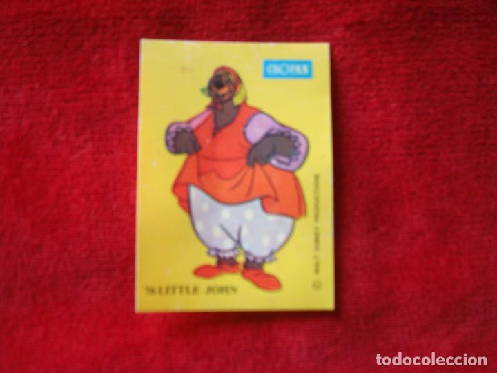 Coleccionismo Cromos antiguos: vuela con peter pan de cropan  n&ordm; 76 litte john