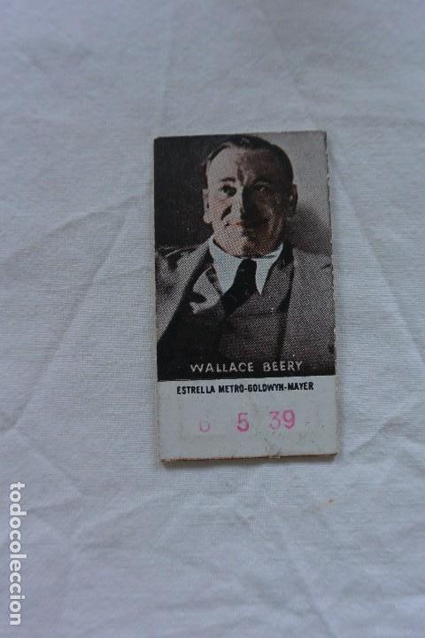 Coleccionismo cromos antiguos: CROMO B&Aacute;SCULA WALLACE BEERY 1939 - Foto 1