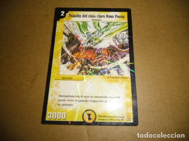 Sammeln alte Sammelbilder: DUELMASTERS PALADIN DEL CIELO CLARO RESO PACOS