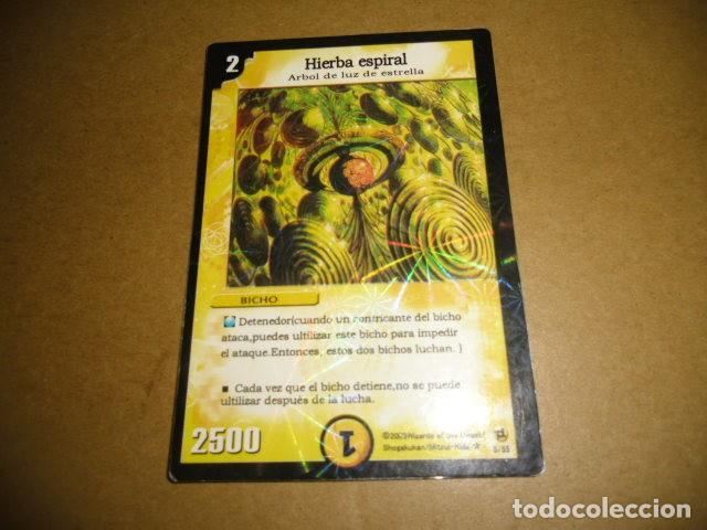 Coleccionismo cromos antiguos: DUELMASTERS HIERBA ESPIRAL - Foto 1