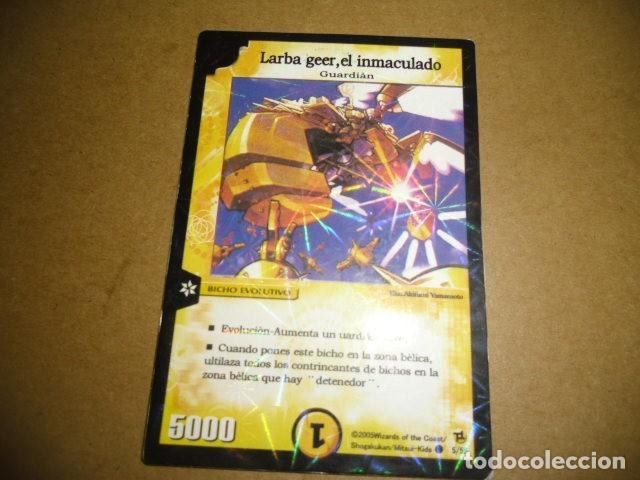 Coleccionismo cromos antiguos: DUELMASTERS LARBA GEER, EL INMACULADO - Foto 1