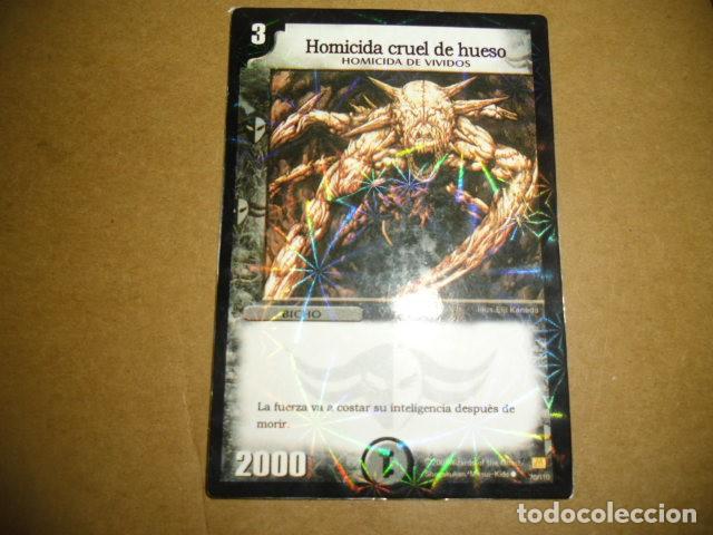 Sammeln alte Sammelbilder: DUELMASTERS HOMICIDA CRUEL DE HUESO 2222