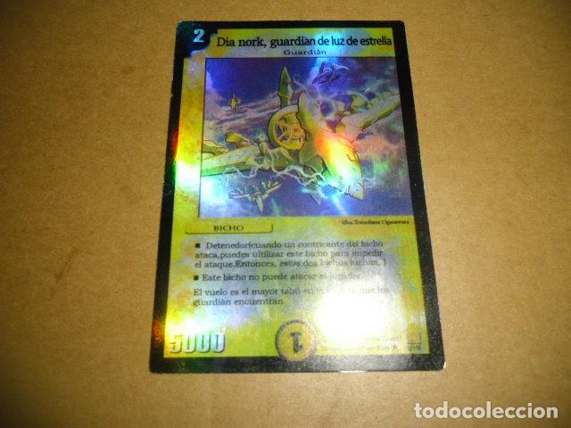 Sammeln alte Sammelbilder: DUELMASTERS DIA NORK, GUARDIAN DE LUZ DE ESTRELLA 222