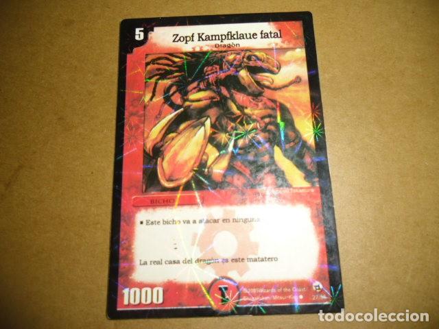 Collectionnisme Cartes &agrave; collectionner anciennes: DUELMASTERS ZOPF KAMPFKAUE FATAL222