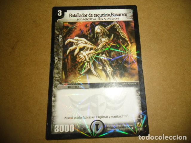 Collectionnisme Cartes &agrave; collectionner anciennes: DUELMASTERS BATALLADOR DE ESQUELETO, BASURERO 2222