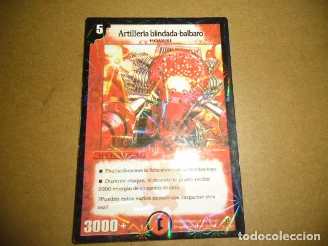 Colecionismo Cromos antigos: DUELMASTERS ARTILLERIA BLINDADA-BALBARO 2222