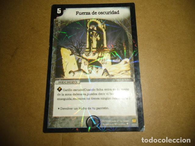 Colecionismo Cromos antigos: DUELMASTERS FUERZA DE OSCURIDAD 2222