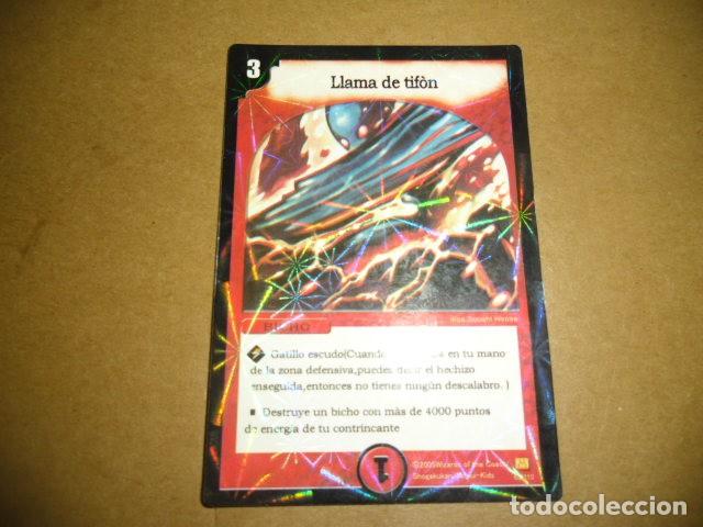 Coleccionismo cromos antiguos: DUELMASTERS LLAMA DE TIFON - Foto 1