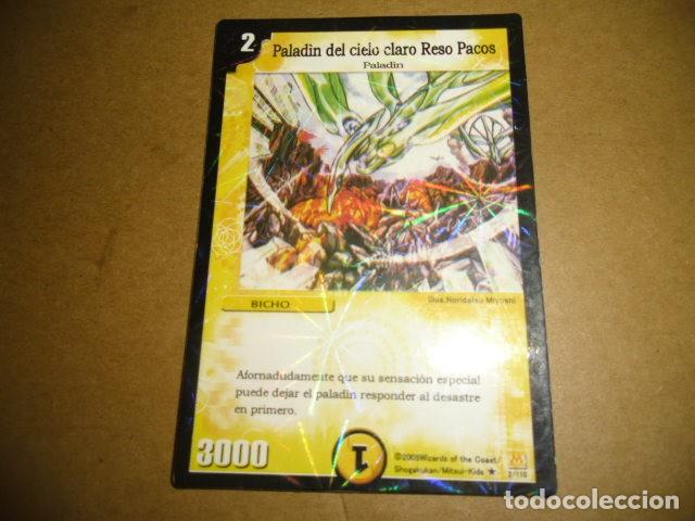 Colecionismo Cromos antigos: DUELMASTERS PALADIN DEL CIELO CLARO RESO PACOS 2222