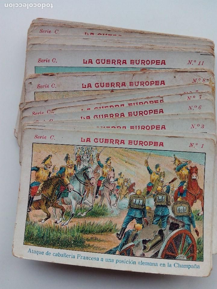 Coleccionismo cromos antiguos: 17 Cromos La gran Guerra serie B - Foto 1