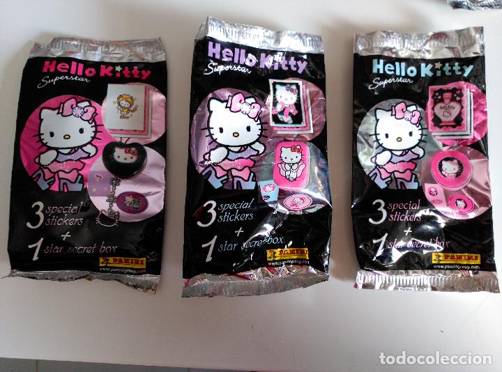 Coleccionismo cromos antiguos: hello kitty superstar sobres envoltorios vacios empty booster - Foto 1