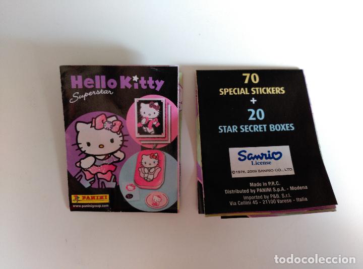 Coleccionismo cromos antiguos: hello kitty superstar panfleto check list - Foto 1