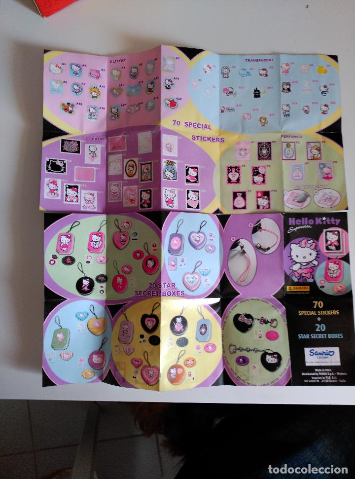 Coleccionismo cromos antiguos: hello kitty superstar panfleto check list - Foto 2