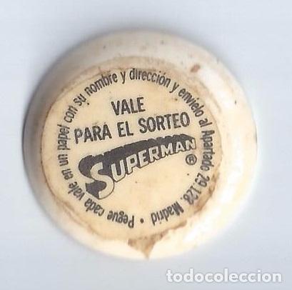 Coleccionismo cromos antiguos: Tapon Coca Cola - Vale Sorteo Superman - Foto 1