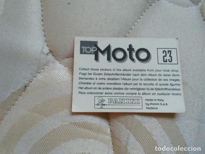 Coleccionismo cromos antiguos: CROMO TOP MOTO PANINI (N&ordm; 23) - Foto 2