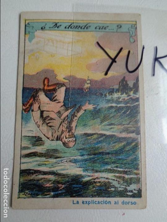 Coleccionismo cromos antiguos: ANTIGUO CROMO DE THE y ELIXIR PUJOL  &iquest; DE DONDE CAE...? - A&Ntilde;OS 30 - Foto 1