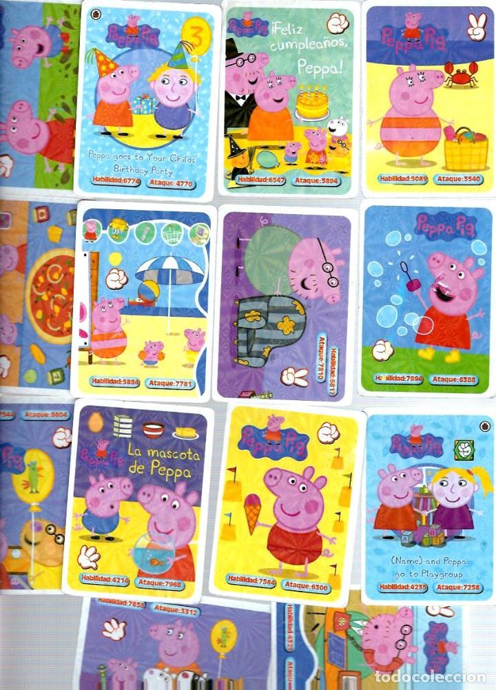 Coleccionismo cromos antiguos: LOTE DE 14 CROMOS DE - PEPPA PIG - - Foto 1