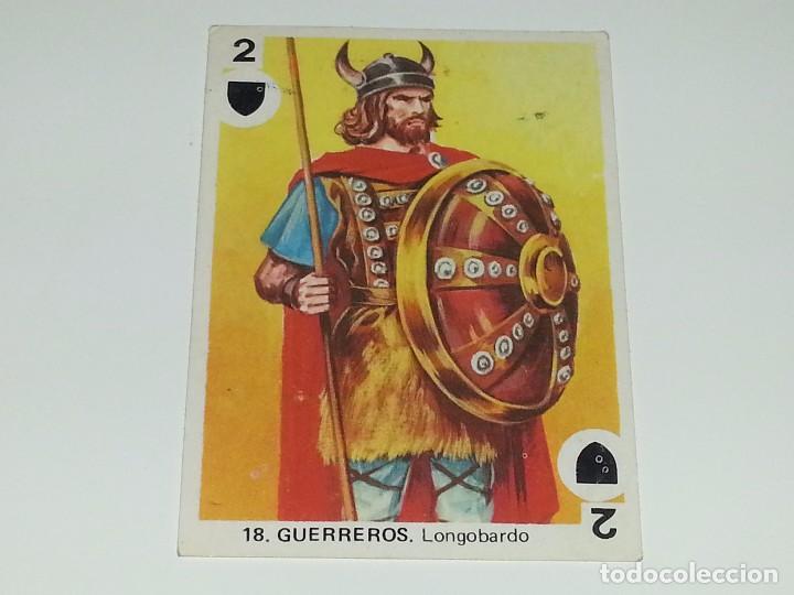 Colecionismo Cromos antigos: MAGA : ANTIGUO CROMO COLECCION DE CROMOS Y JUEGOS DE FAMILIAS N&ordm; 18 GUERREROS SIN PEGAR A&Ntilde;OS 70