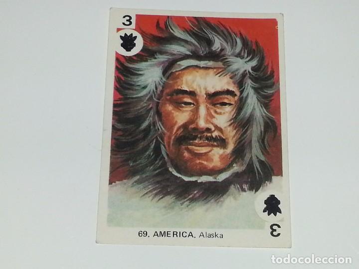 Coleccionismo cromos antiguos: MAGA : ANTIGUO CROMO COLECCION DE CROMOS Y JUEGOS DE FAMILIAS N&ordm; 69 AMERICA ALASKA SIN PEGAR A&Ntilde;OS 70