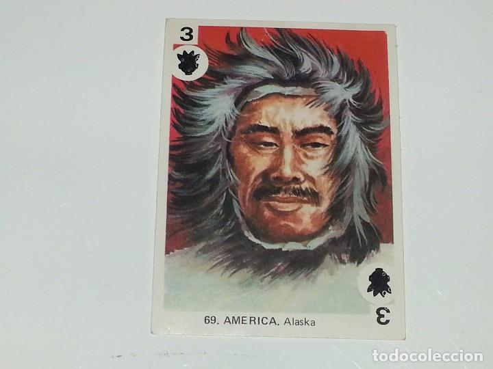 Coleccionismo cromos antiguos: MAGA : ANTIGUO CROMO COLECCION DE CROMOS Y JUEGOS DE FAMILIAS N&ordm; 69 AMERICA ALASKA SIN PEGAR A&Ntilde;OS 70