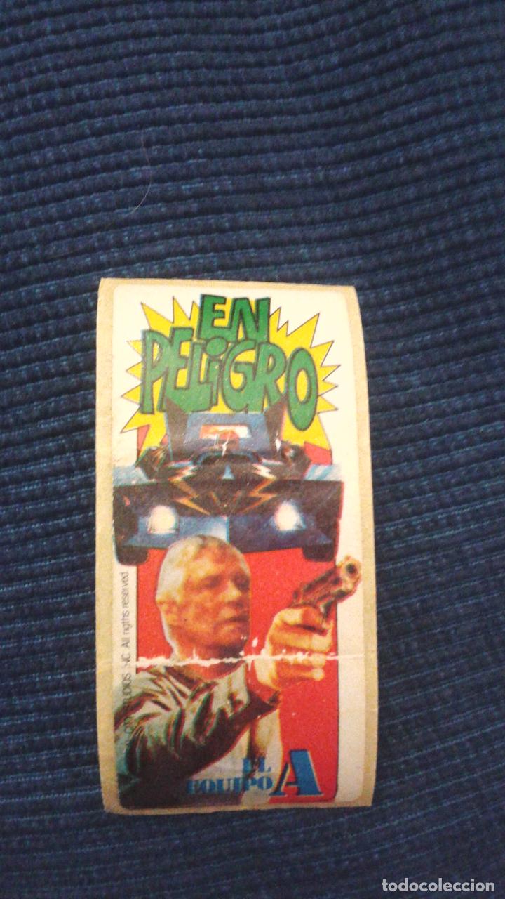 Collectionnisme Cartes &agrave; collectionner anciennes: CROMO A&Ntilde;OS 80 CHICLE NUNCA PEGADO EL EQUIPO A EN PELIGRO