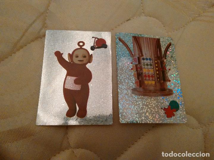 Coleccionismo Cromos antiguos: LOTE 2 CROMOS BRILLANTES LOS TELETUBBIES (PANINI)