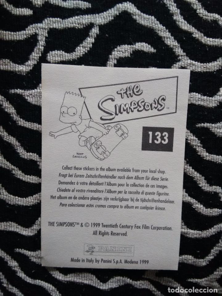 Coleccionismo cromos antiguos: Cromo los simpsons panini: krusty (n&ordm; 133) - Foto 2