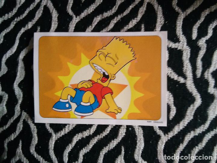 Coleccionismo cromos antiguos: Cromo los simpsons panini: Bart Simpson (n&ordm; 58) - Foto 1