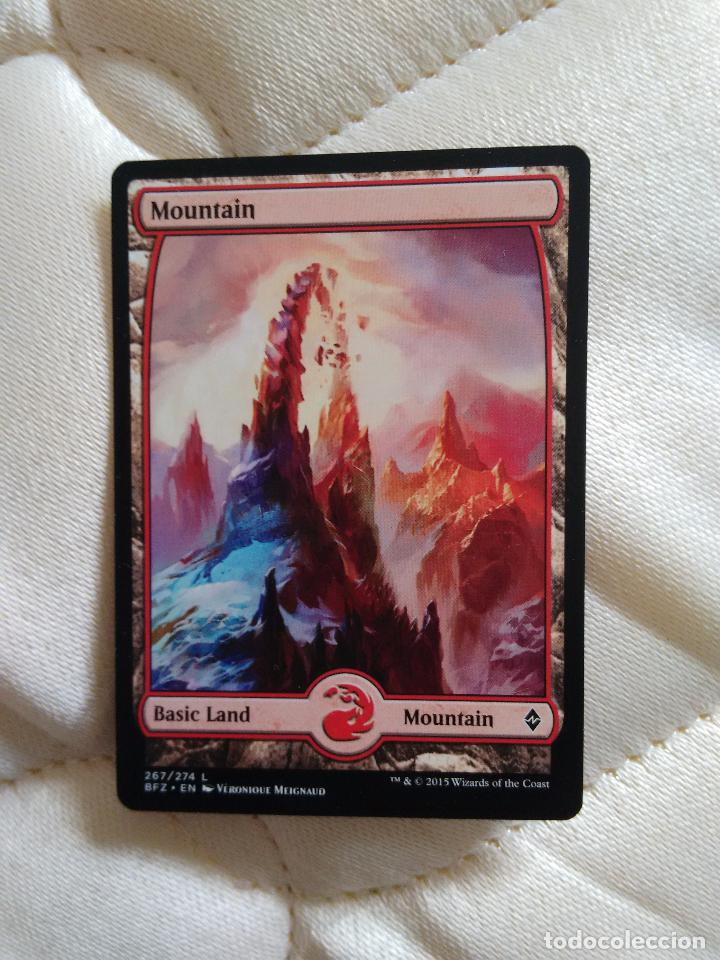 Coleccionismo cromos antiguos: Carta Magic the gathering Deckmaster (mountain) - Foto 1
