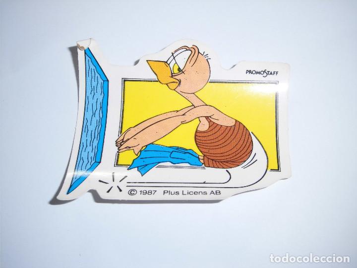 Coleccionismo cromos antiguos: DONUTS CROMO PEGATINA 1987.-IX - Foto 1