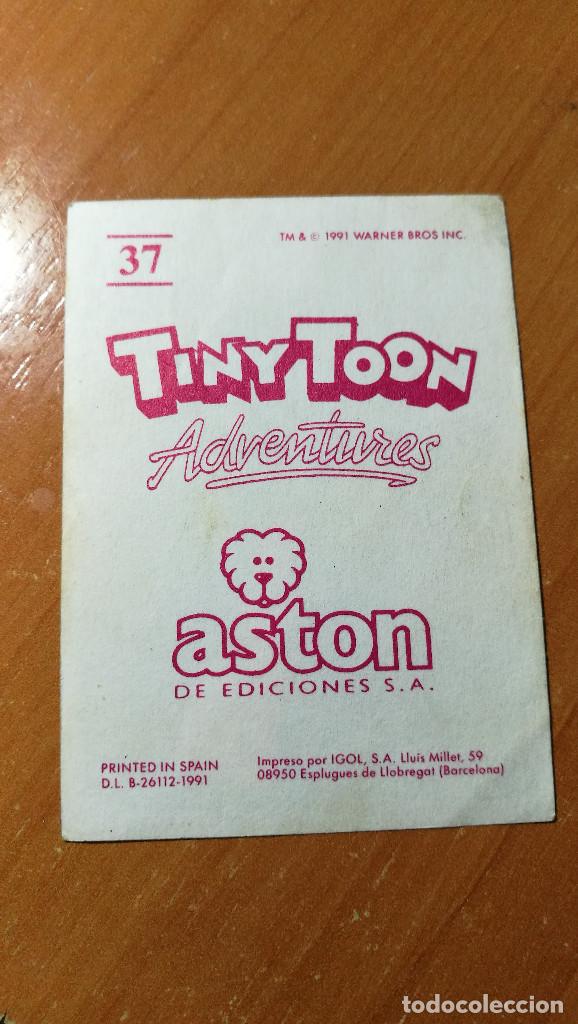 Coleccionismo cromos antiguos: CROMO TINY TOON N&ordm; 37 ASTON 1991 - Foto 2
