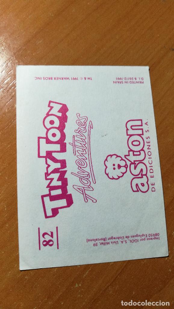 Coleccionismo cromos antiguos: CROMO TINY TOON N&ordm; 82 ASTON 1991 - Foto 2