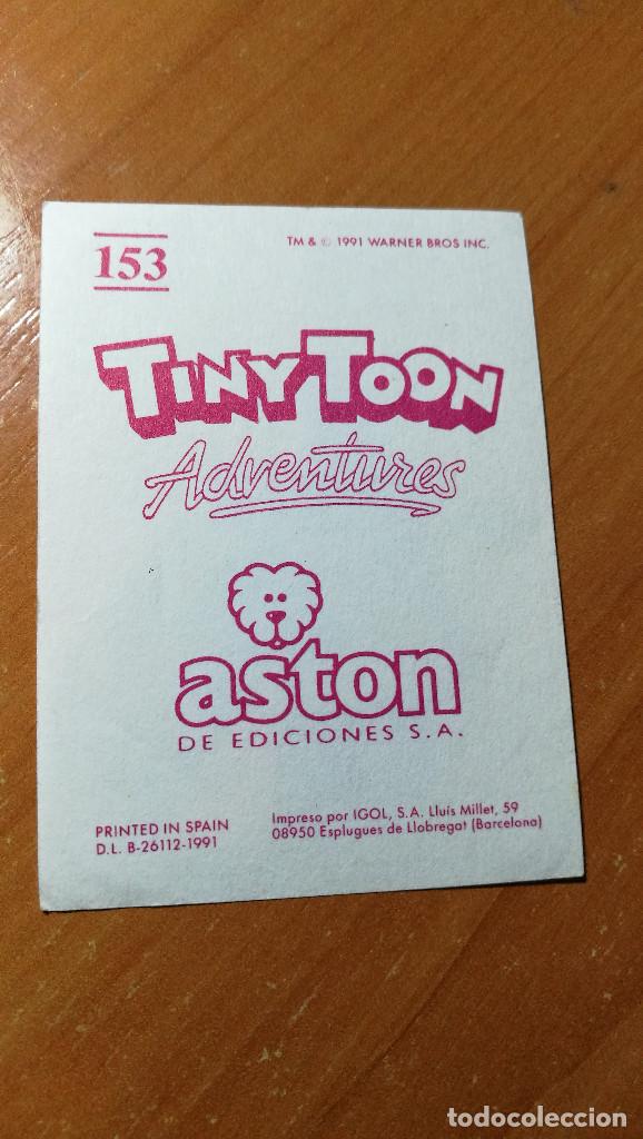 Coleccionismo cromos antiguos: CROMO TINY TOON N&ordm; 153 ASTON 1991 - Foto 2