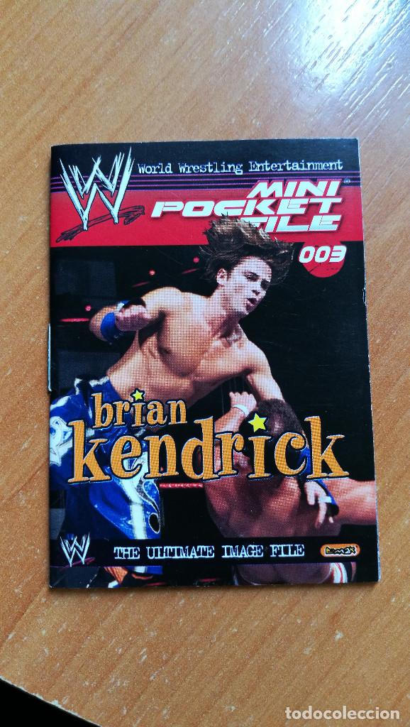 Coleccionismo cromos antiguos: WWE MINI POCKET FILE N&ordm;3 BRIAN KENDRICK - Foto 1
