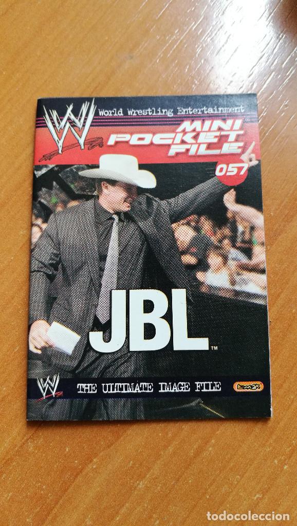 Coleccionismo cromos antiguos: WWE MINI POCKET FILE N&ordm;57 JBL - Foto 1
