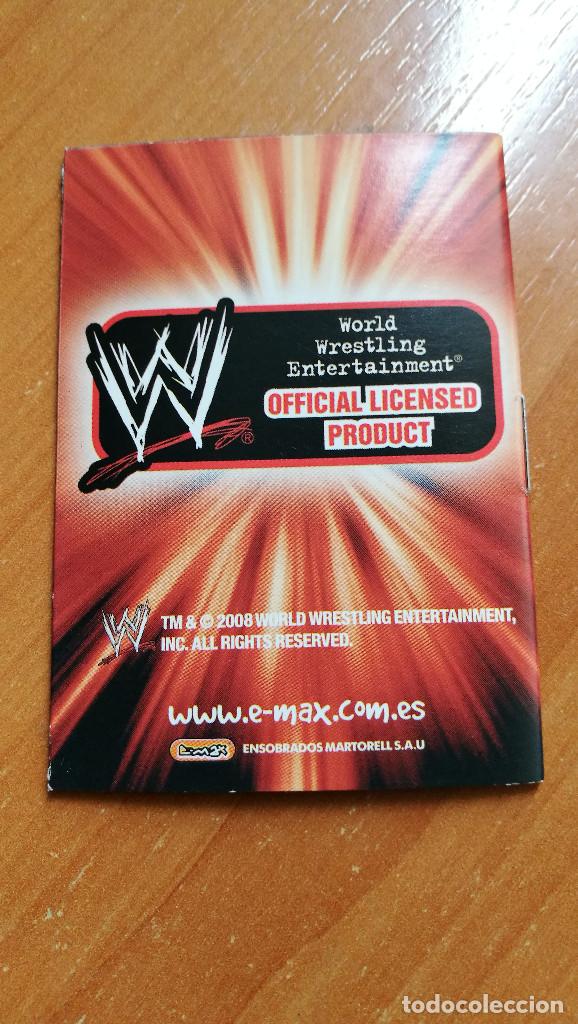 Coleccionismo cromos antiguos: WWE MINI POCKET FILE N&ordm;57 JBL - Foto 2