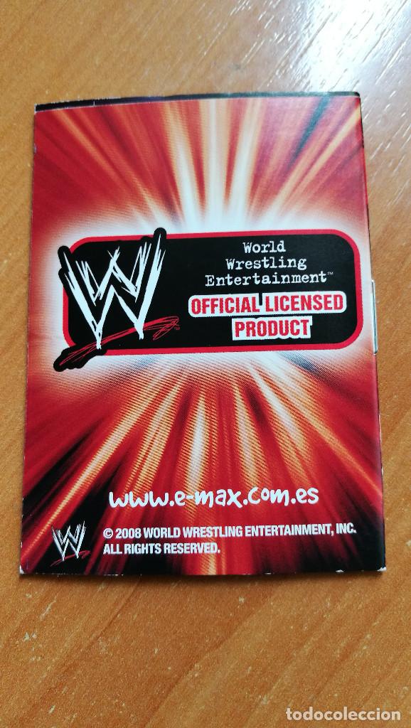 Coleccionismo cromos antiguos: WWE MINI POCKET FILE N&ordm;61 KANE - Foto 2