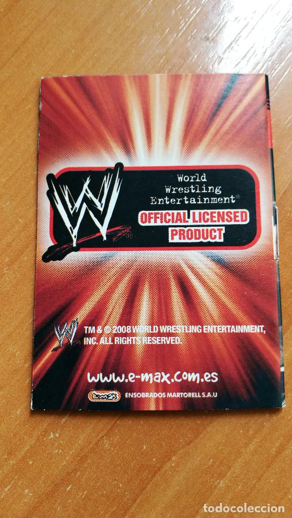 Coleccionismo cromos antiguos: WWE MINI POCKET FILE N&ordm;75 UNDERTAKER - Foto 2