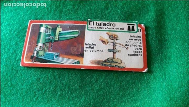 Coleccionismo cromos antiguos: CROMO BIMBO. INVIENTOS. EL TALADRO - Foto 1