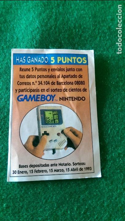 Sammeln alte Sammelbilder: CROMO BIMBO. PUNTOS GAMEBOY. 5 PUNTOS