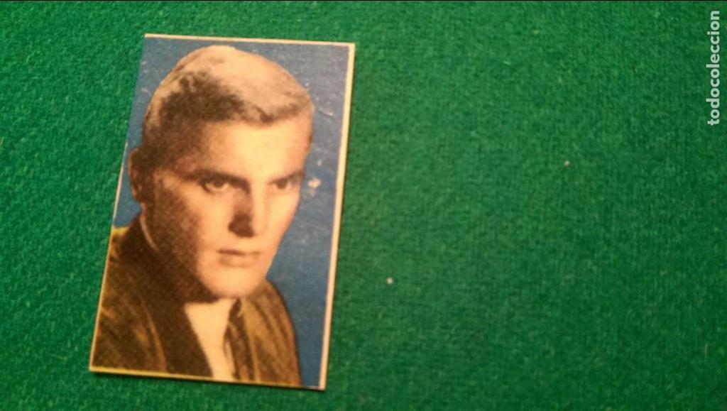 Coleccionismo cromos antiguos: ANTIGUO CROMO ACTORES Y ACTRICES N&ordm; 185 TAB HUNTER - Foto 1