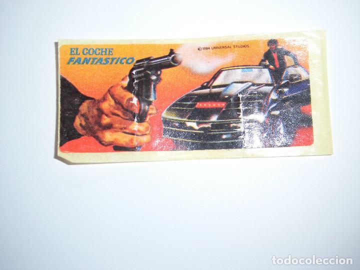 Coleccionismo Cromos antiguos: ANTIGUO CROMO CHICLE.-.-NUNCA PEGADO.EL COCHE FANTASTICO.