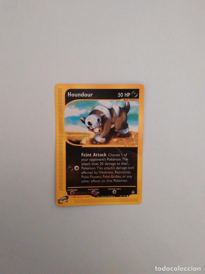Coleccionismo cromos antiguos: CARTA POKEMON (HOUNDOUR) - Foto 1