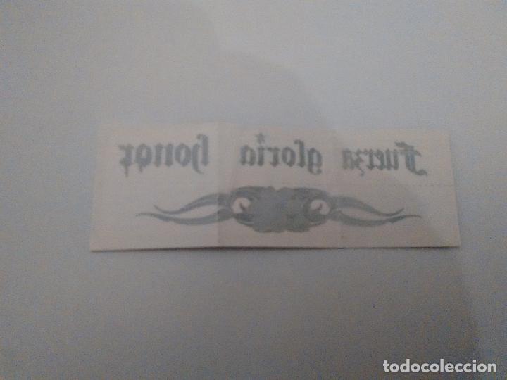 Coleccionismo Cromos antiguos: LOTE DE 4 TATUAJES - TATOO GRAFITI METAL (FUERZA, HONOR Y GLORIA)