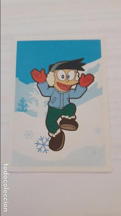 Coleccionismo cromos antiguos: Doraemon y Dorami. Panini Cromo n&ordm; 42. Nuevo - Foto 1