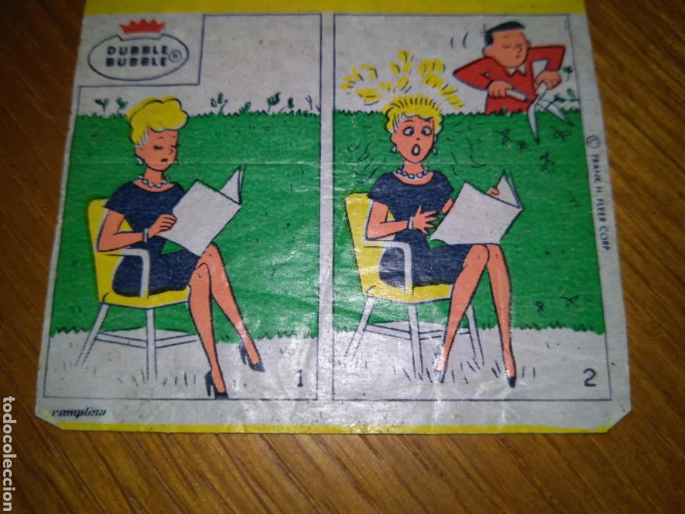Coleccionismo cromos antiguos: ANTIGUO CROMO ENVOLTORIO CHICLE DUBBLE BUBBLE - Foto 1